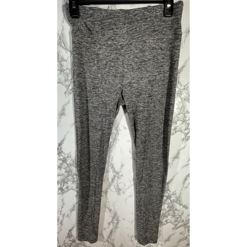 No Boundaries Sueded High-Rise Ankle Length Leggings M  (7-9) Grey